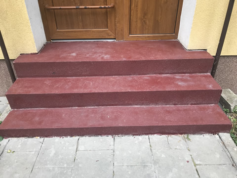 Oprava schodů u BD v Přerově