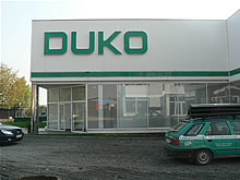Výstavba haly DUKO Přerov (2004)