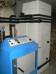 Výměna zdroje vytápění - kotle s akumulační nádrí na RD Pavlovice